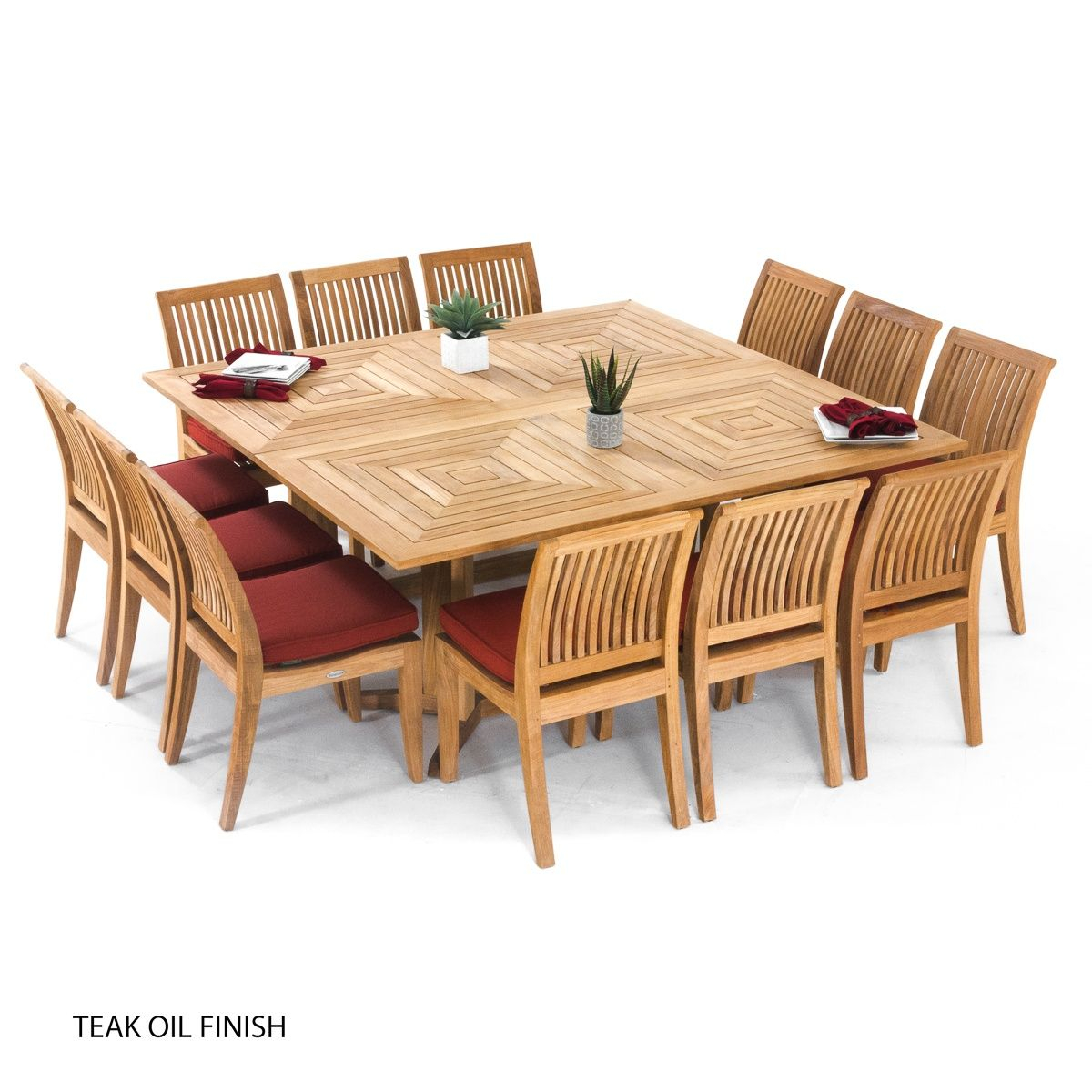 Large Teak Dining Set For 12 People In 2020 Teak Outdoor within dimensions 1200 X 1200
