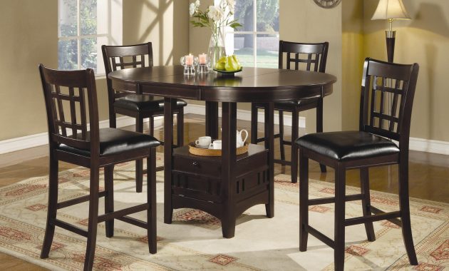 Lavon 7 Piece Counter Table And Chair Set in measurements 3681 X 2791