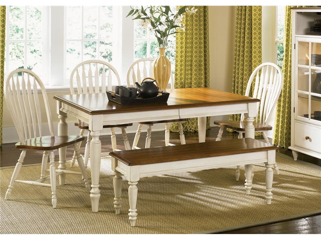 Liberty Furniture Dining Room 6 Piece Rectangular Table Set throughout sizing 1024 X 768