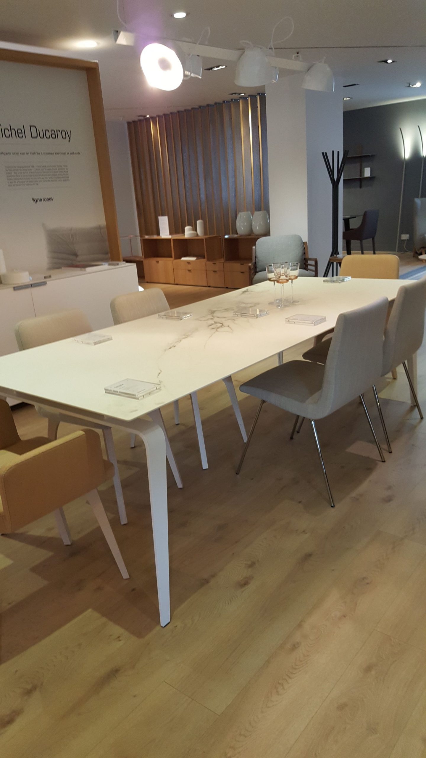 Ligne Roset Odessa Dining Table 3272 Dining Room Design regarding dimensions 1836 X 3264