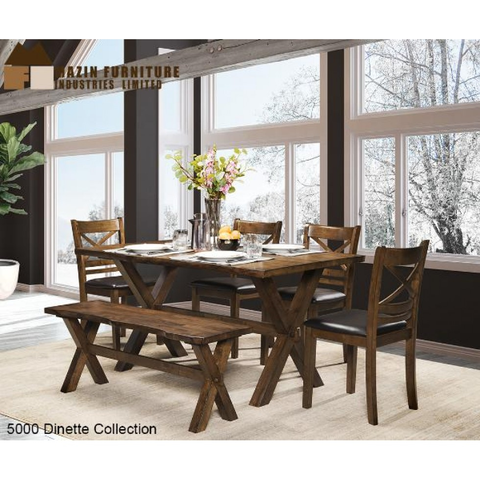 Live Edge 6pcs Dining Set Francis Campbell Meubles with regard to sizing 980 X 980