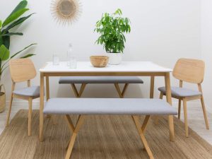 Livi Bench Seat Dining Furniture Mocka Nz with regard to proportions 2400 X 1800