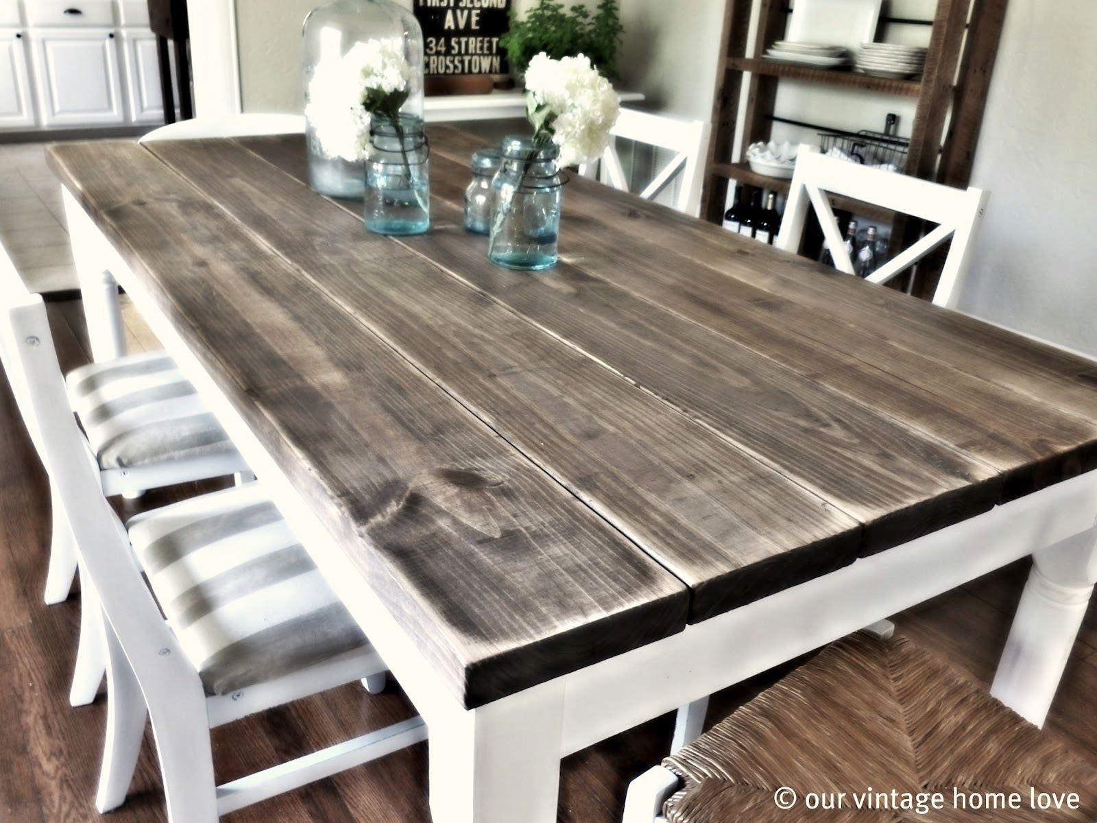 Lovely Wood Kitchen Table Diy Dining Room Table With in measurements 1600 X 1200