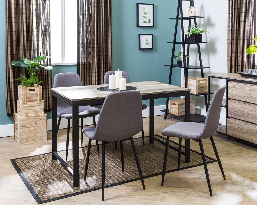 Lulea Dining Table 4 Jonstrup Dining Chairs Dining Set for size 1000 X 800