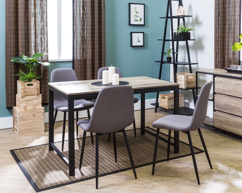 Lulea Dining Table 4 Jonstrup Dining Chairs Dining Set in measurements 1000 X 800