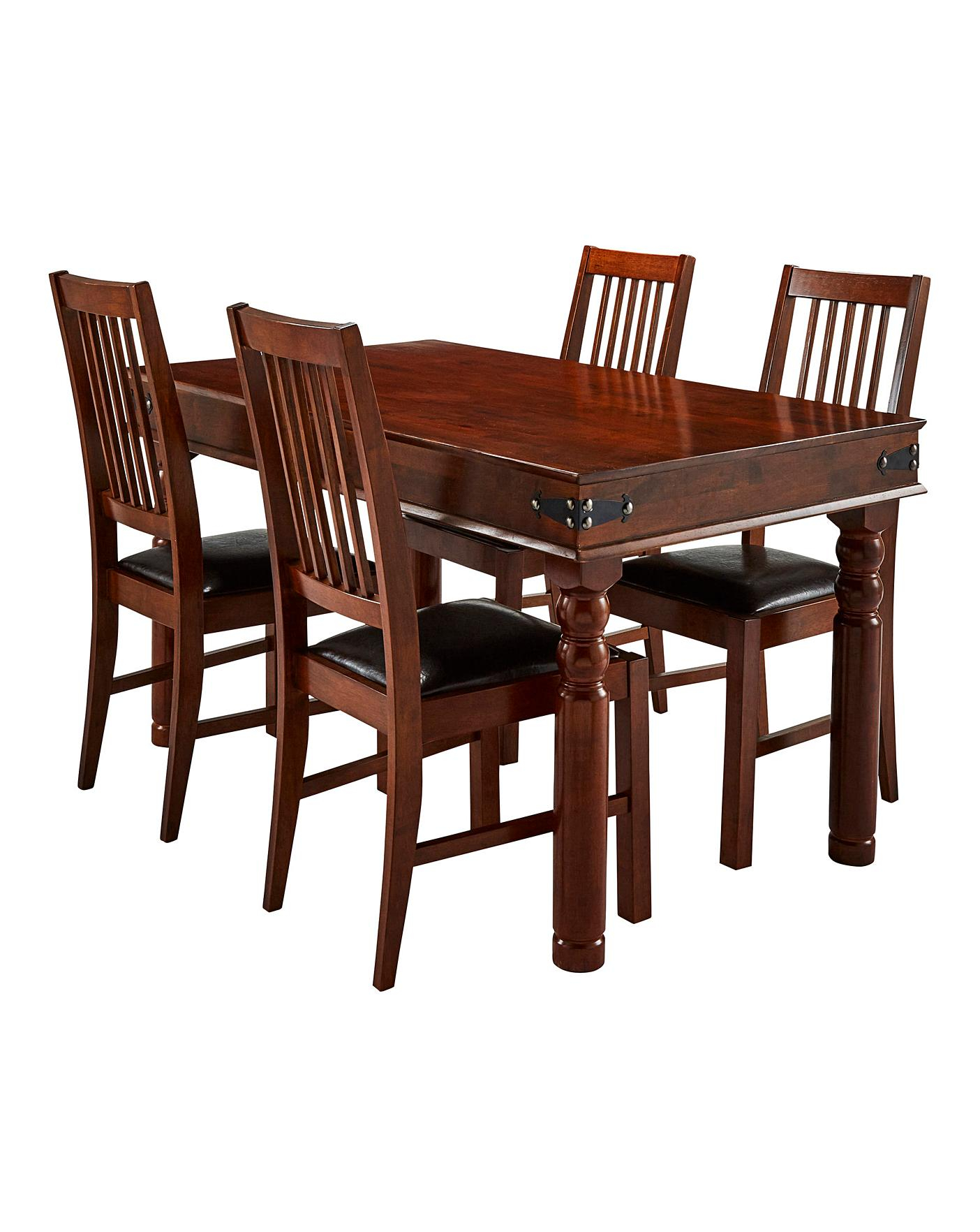 Maharani Dining Table And 4 Chairs in proportions 1404 X 1764