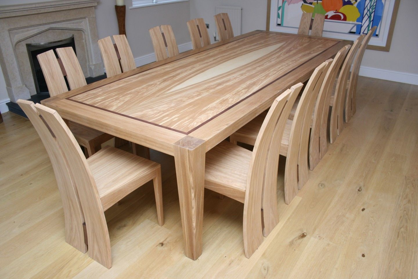 Mandorla Bespoke 12 Seater Dining Table Wooden Dining intended for proportions 1440 X 960