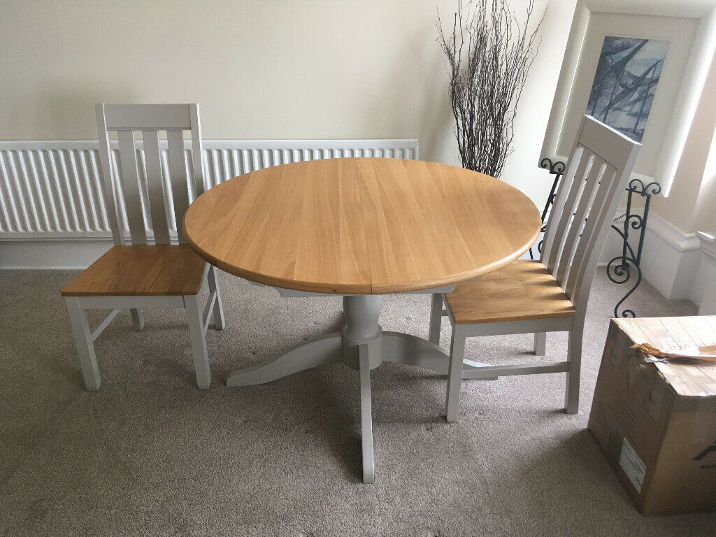 Marks Spencer Home Dining Table And Four Chairs Solid Beechwood Grey As New In North Shields Tyne And Wear Gumtree throughout dimensions 1024 X 768