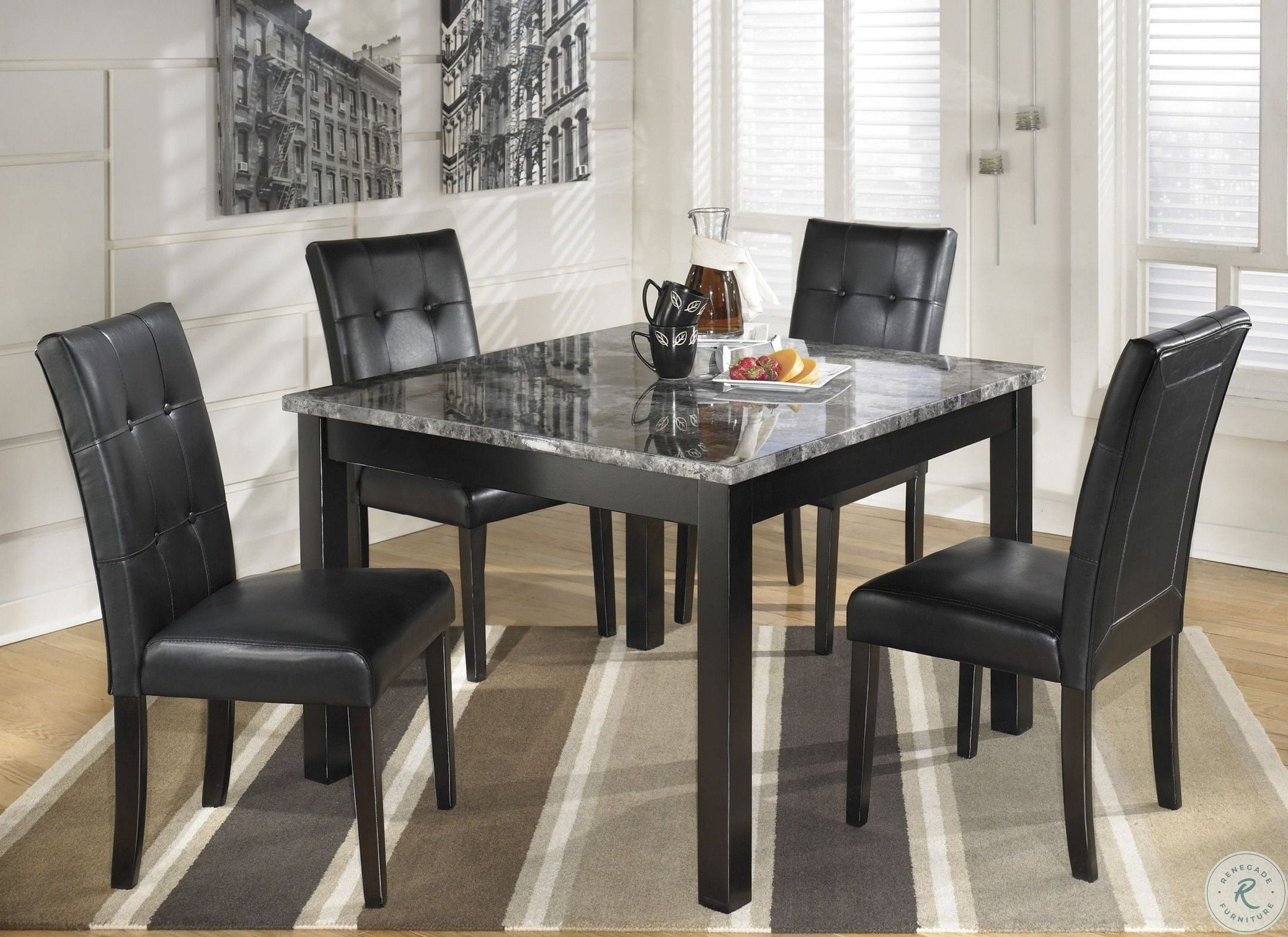 Maysville 5 Piece Square Counter Height Dining Room Set inside proportions 2200 X 1600