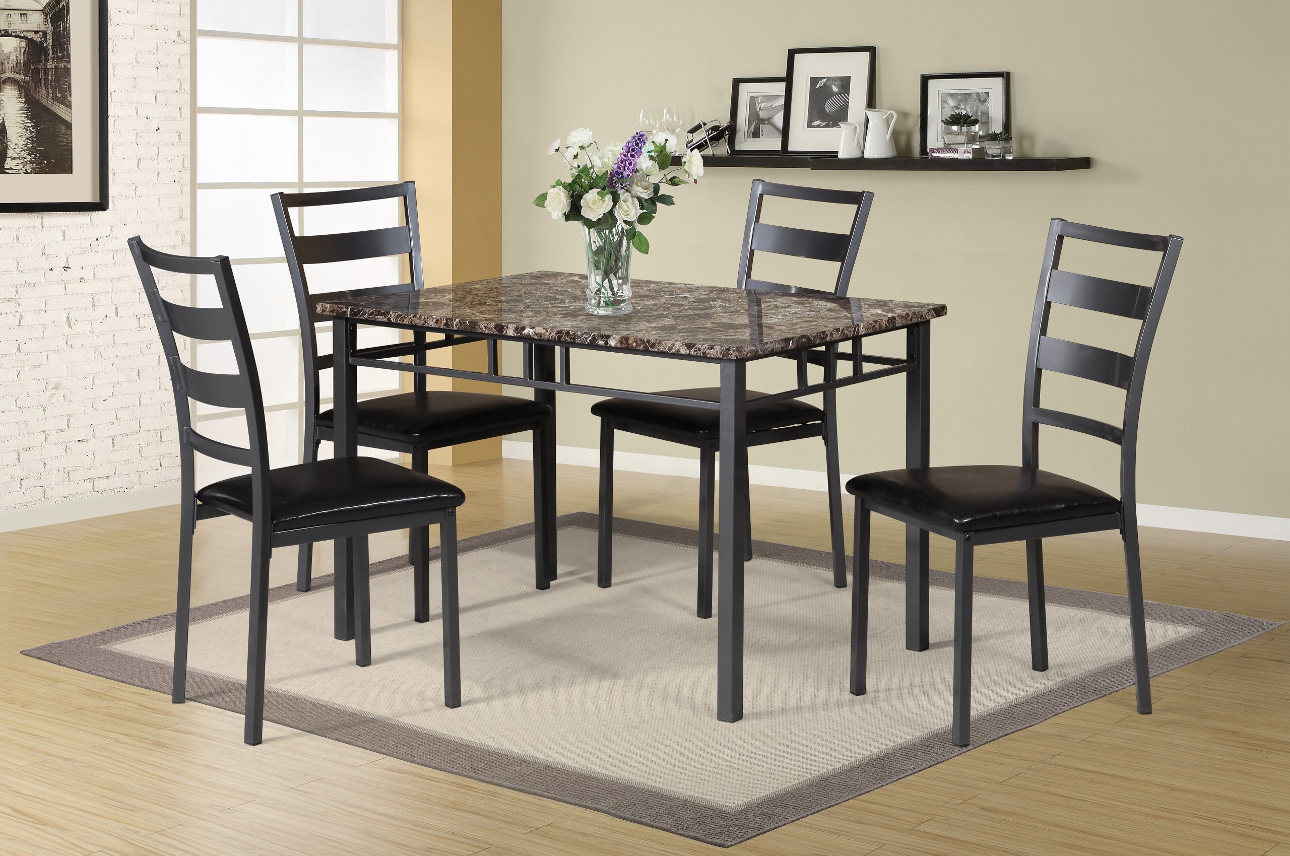 Mcchristian 5 Piece Dining Set throughout proportions 5223 X 3466
