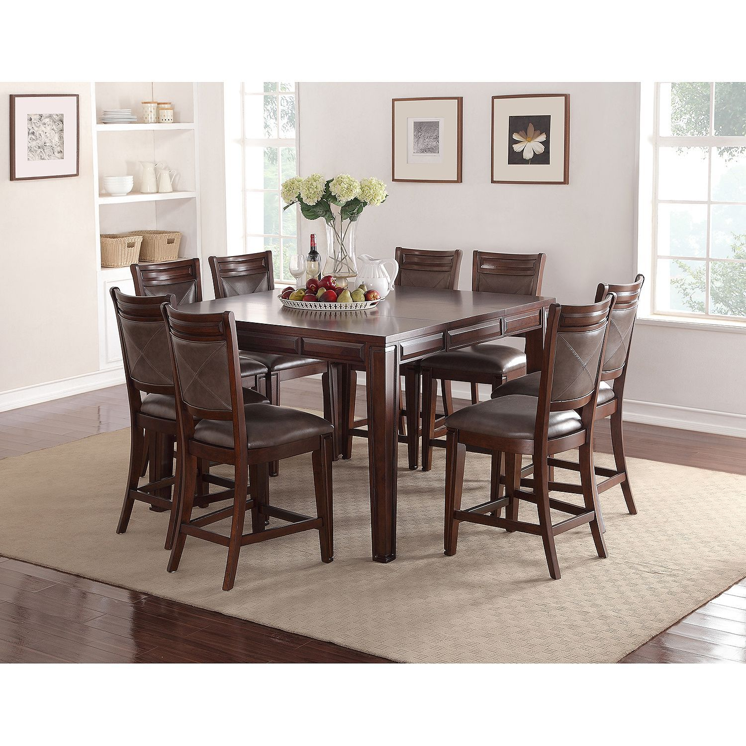 Members Mark Audrey Counter Height Table And Chairs 9 within dimensions 1500 X 1500