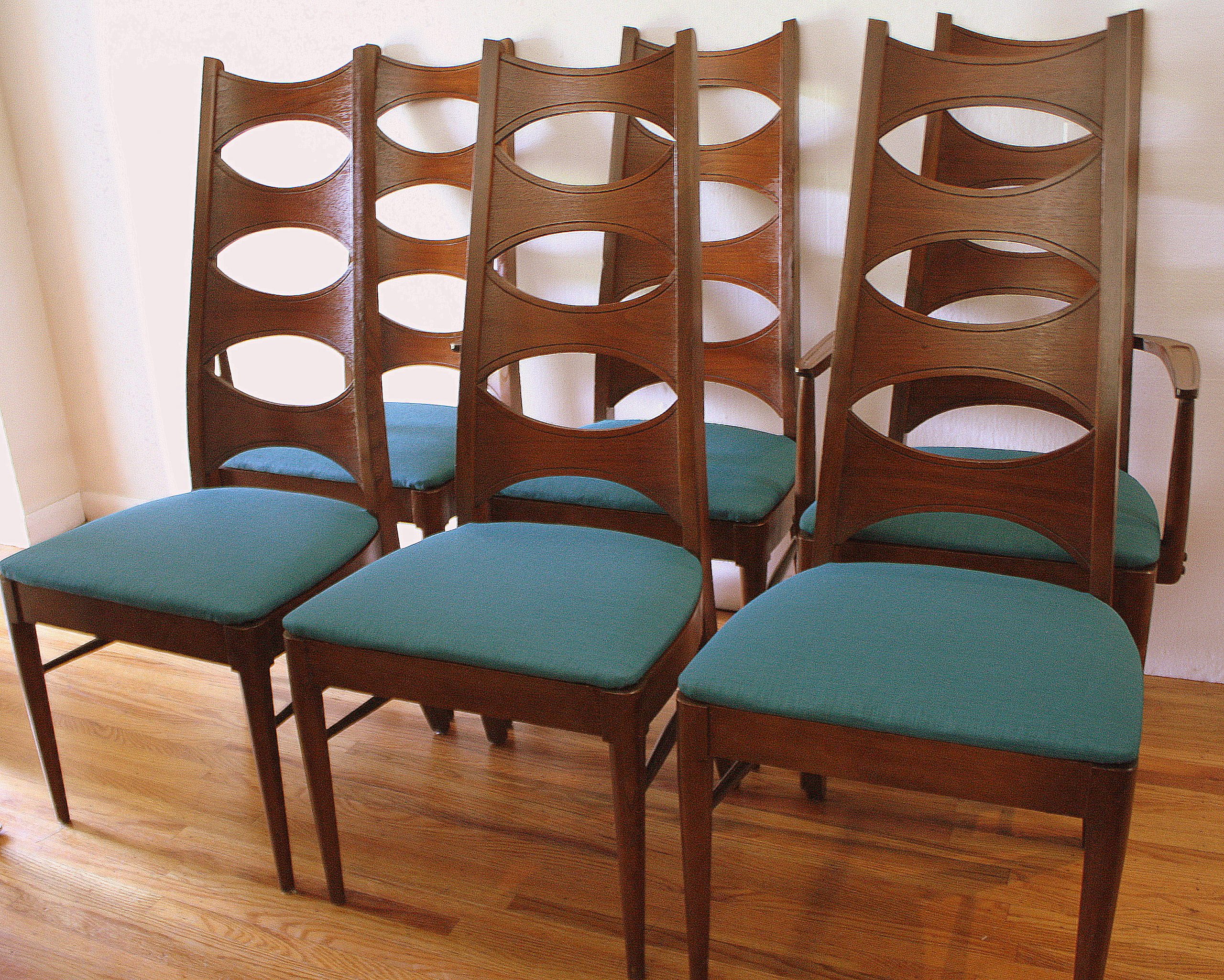 Mid Century Modern Dining Chairs Sets Of 6 Picked Vintage in measurements 3198 X 2562