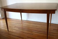 Mid Century Modern Dining Table With A Surfboard Design And with sizing 3617 X 2563