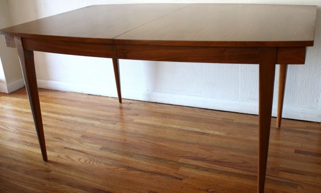 Mid Century Modern Dining Table With A Surfboard Design And with sizing 3617 X 2563