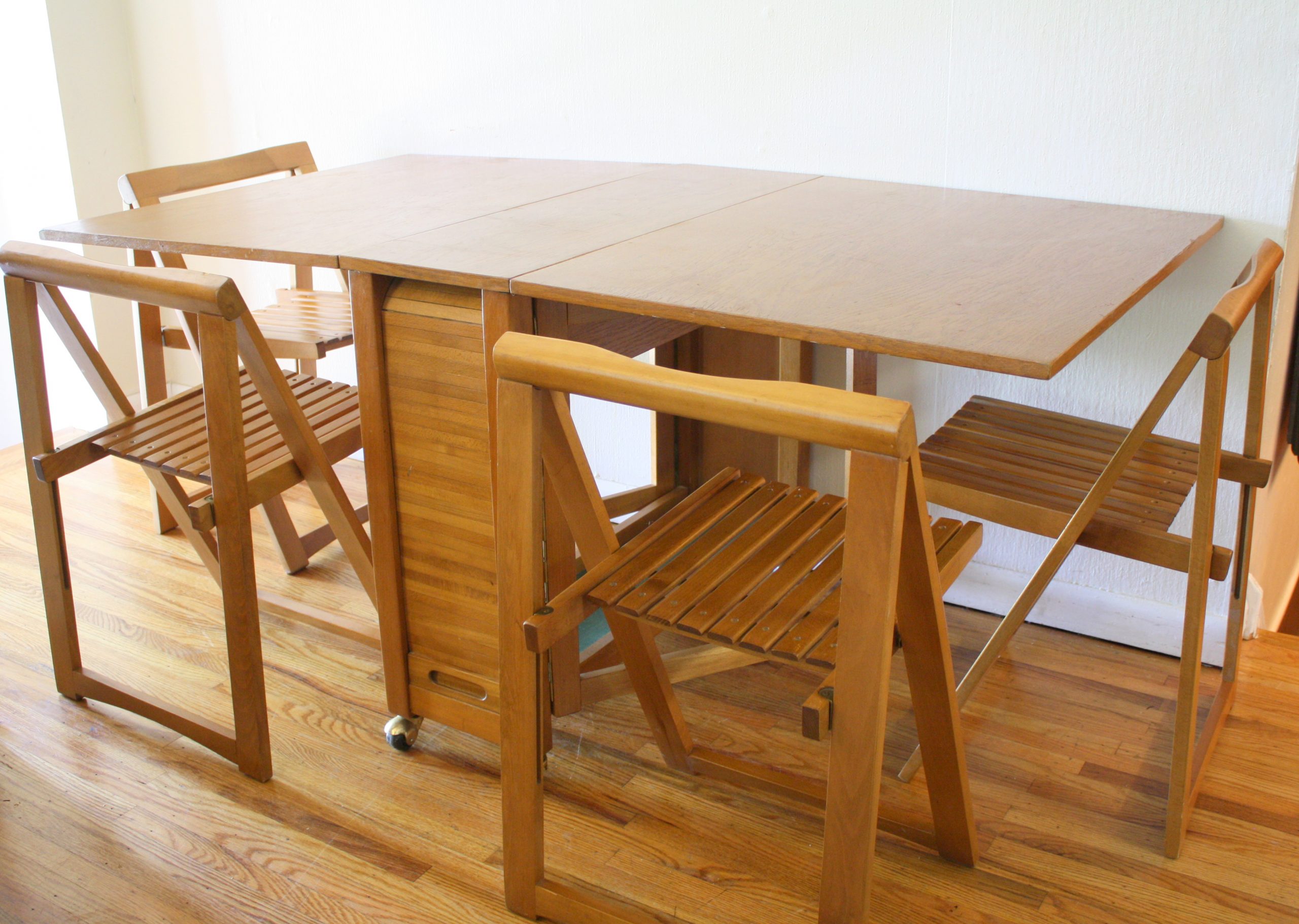 Mid Century Modern Gateleg Table With Chairs Picked Vintage for sizing 3599 X 2562