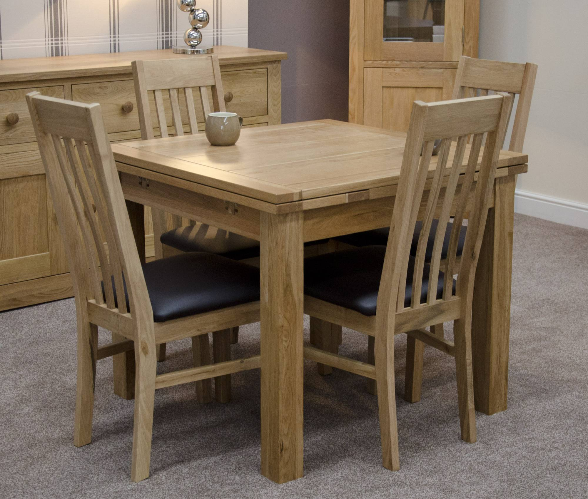 Midhurst Oak Small Draw Leaf Dining Table pertaining to size 2000 X 1698