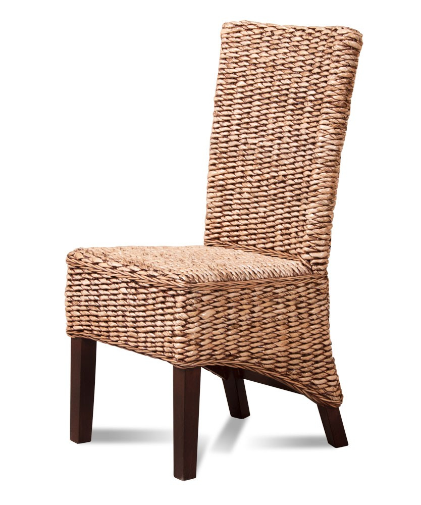 Milano Rattan Dining Chair Dark Leg within dimensions 834 X 1000