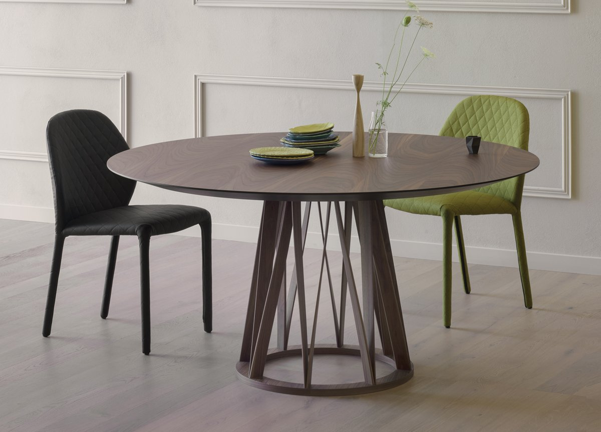 Miniforms Acco Round Dining Table within size 1200 X 863