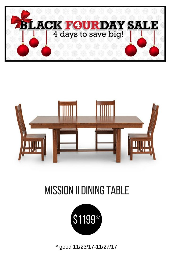 Mission Ii 5 Pc Dining Room Set Dining Room Side Chairs with size 735 X 1102