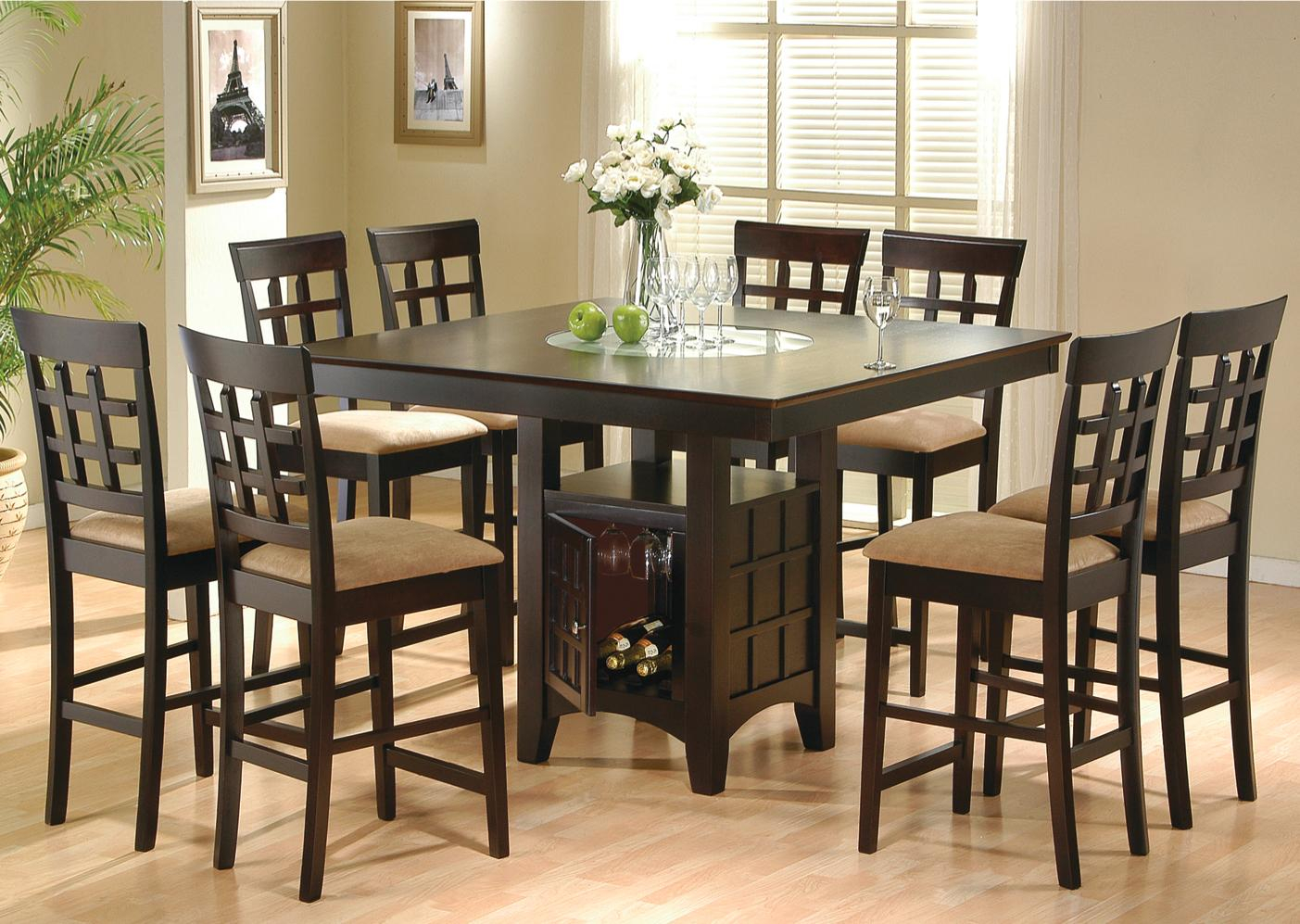 Mix Match 9 Piece Counter Height Dining Set with measurements 1403 X 997