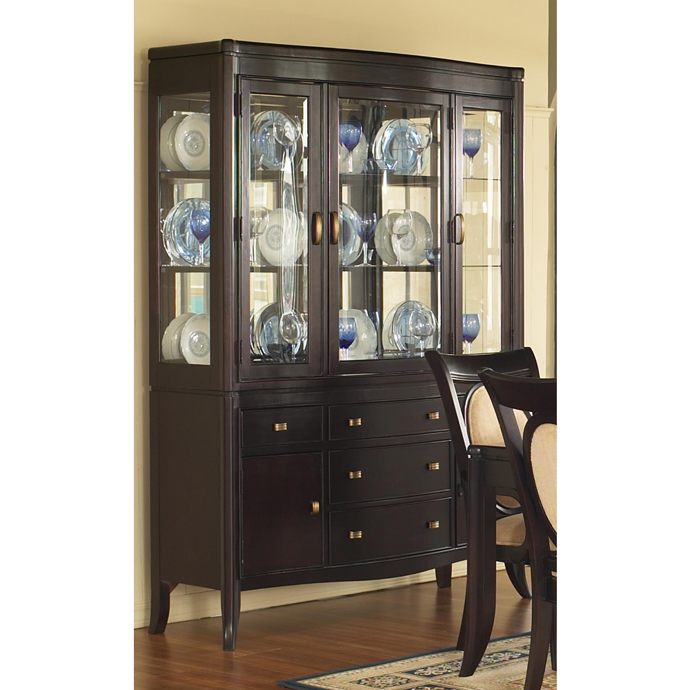 Modern Dining Room Buffet And Hutch With Door Glass Dreamehome with dimensions 1000 X 1000