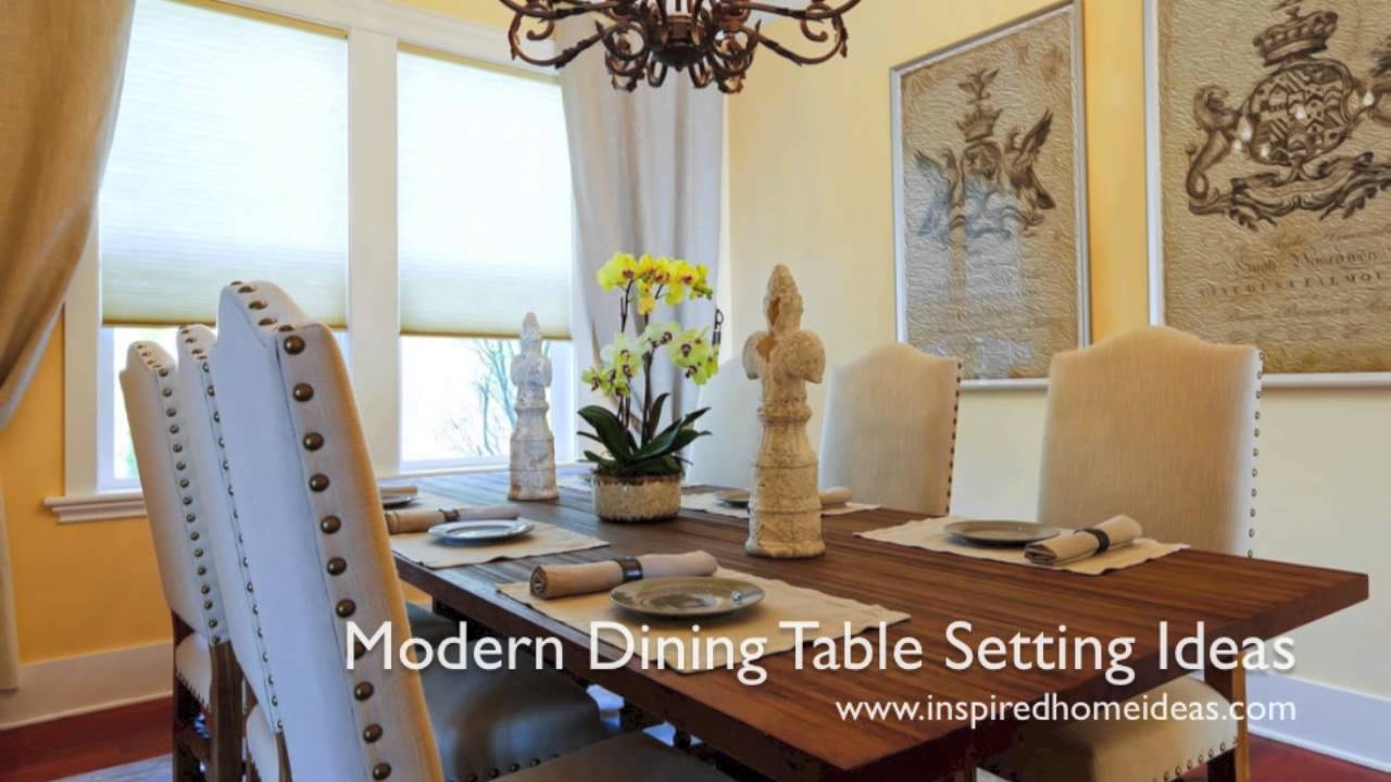 Modern Dining Table Setting Ideas pertaining to measurements 1280 X 720