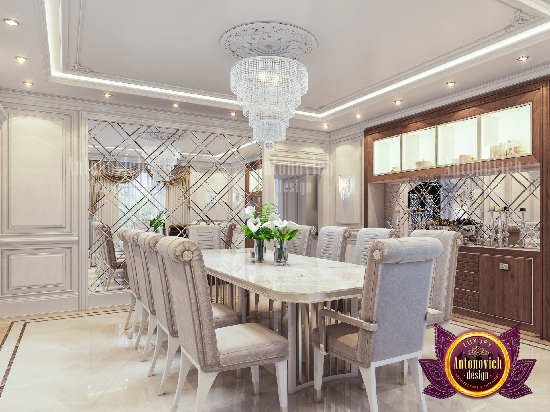 Modern Elegant Theme For Dining Room Interior regarding proportions 1920 X 1439