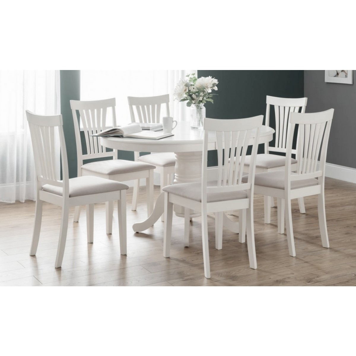 Modern Home Classic Round White Oval Extending Dining intended for dimensions 1200 X 1200