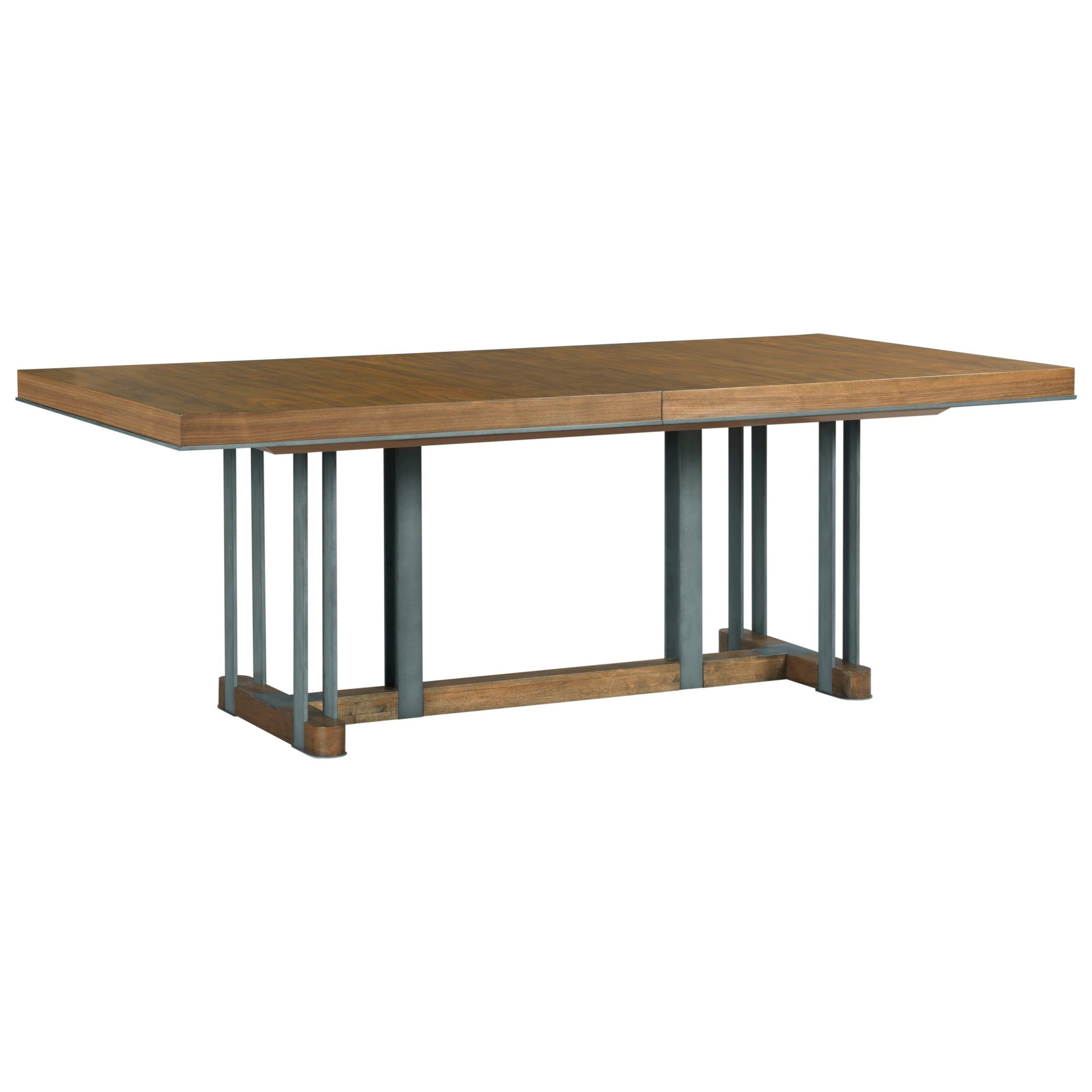 Modern Synergy Curator Rectangular Dining Table With 20 Table Leaves American Drew At Reids Furniture intended for proportions 3200 X 3200