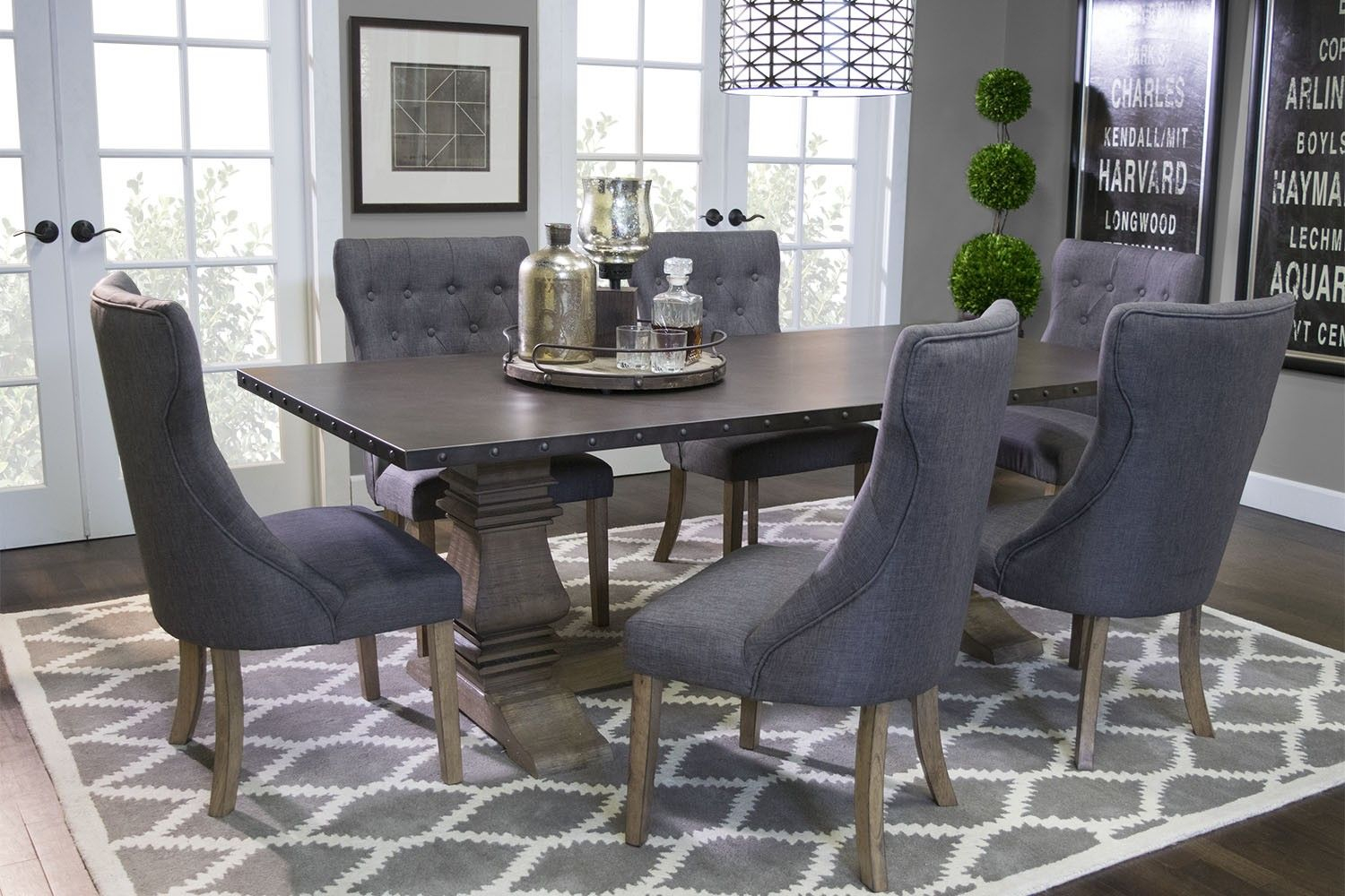 Mor Furniture For Less The Zinc Dining Room Mor Furniture regarding proportions 1500 X 1000