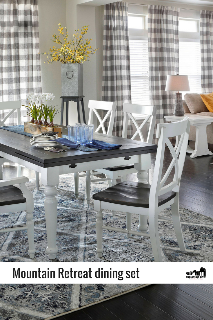 Mountain Retreat Dining Room Set Brings To Mind The Breezy regarding dimensions 735 X 1102