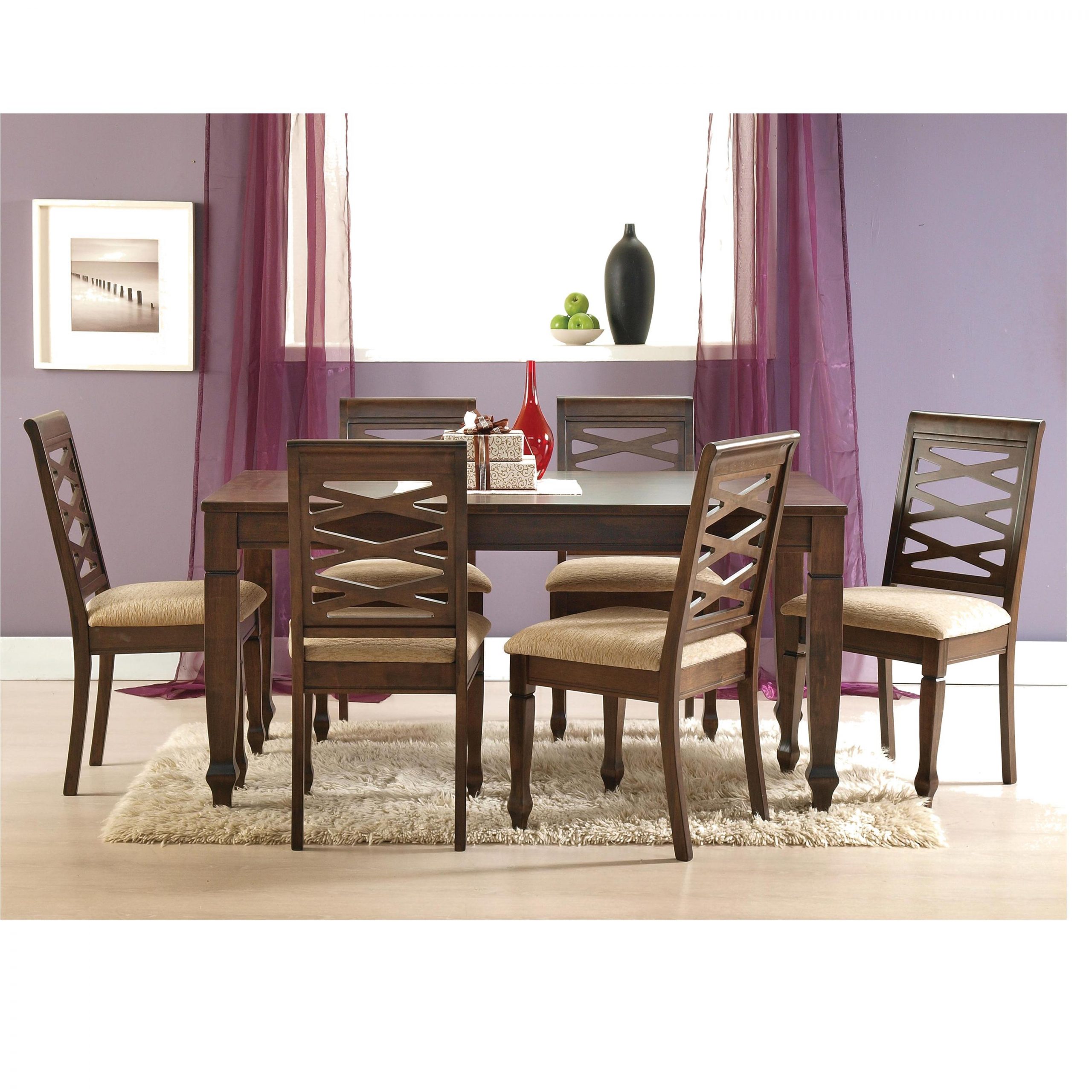 Nairobi 6 Seater Wooden Dining Table pertaining to size 3072 X 3072