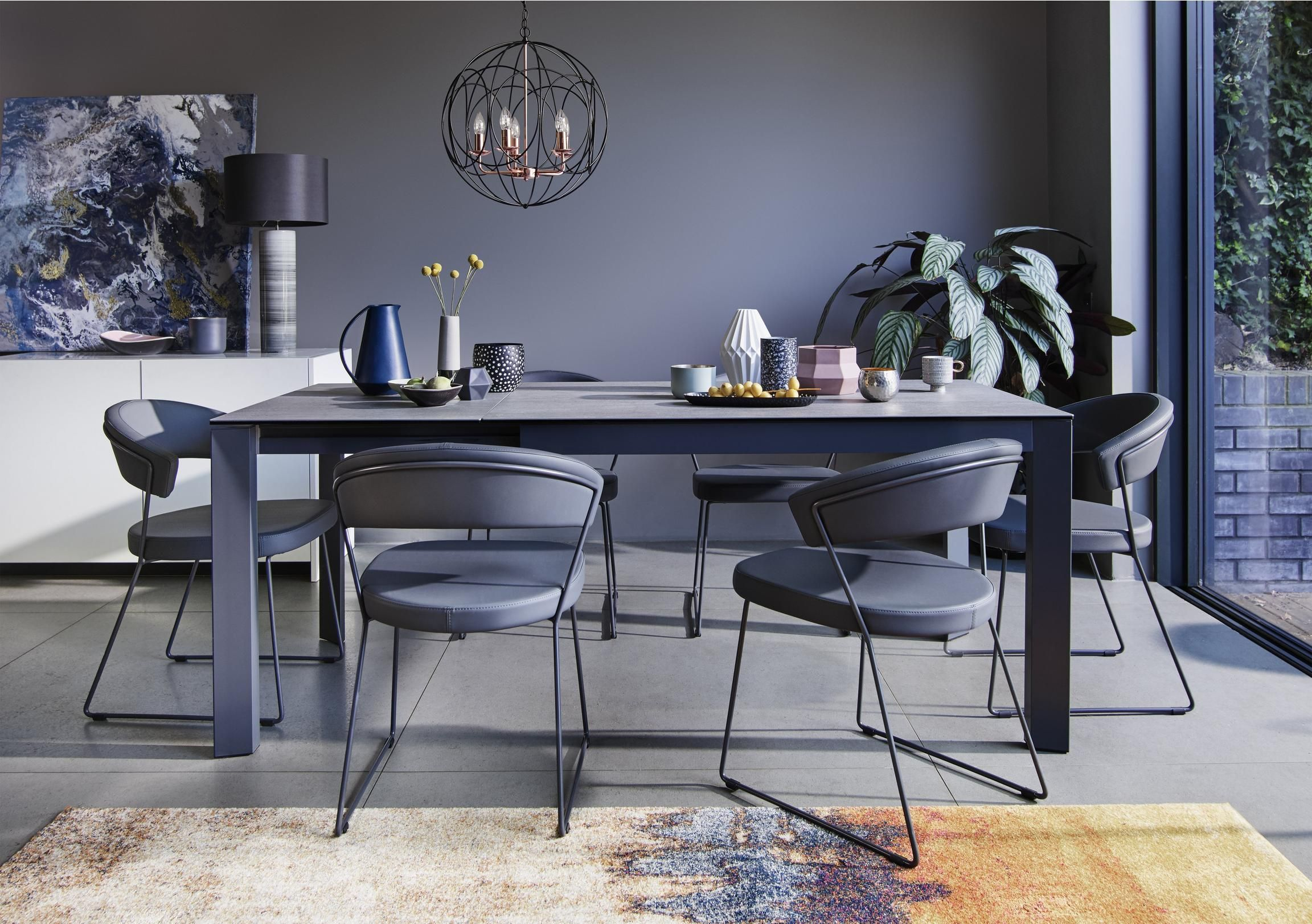 New Baron Extending Dining Table And 4 Chairs Extendable inside proportions 2304 X 1623