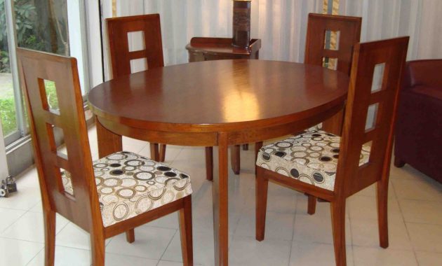 Nza Dining Table With 4 Chairs Made Of Solid Wood Clickbd throughout dimensions 2796 X 2244