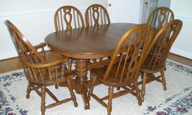 Oak Dining Room Set Sold pertaining to size 2288 X 1712