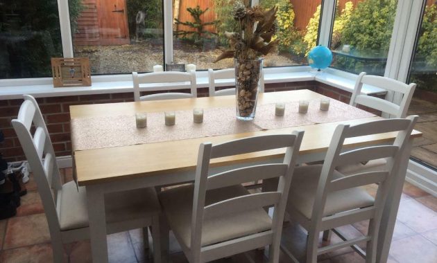 Oak Veneer Dining Table 6 Chairs Argos Hampstead Collection In Colwick Nottinghamshire Gumtree in sizing 1024 X 768