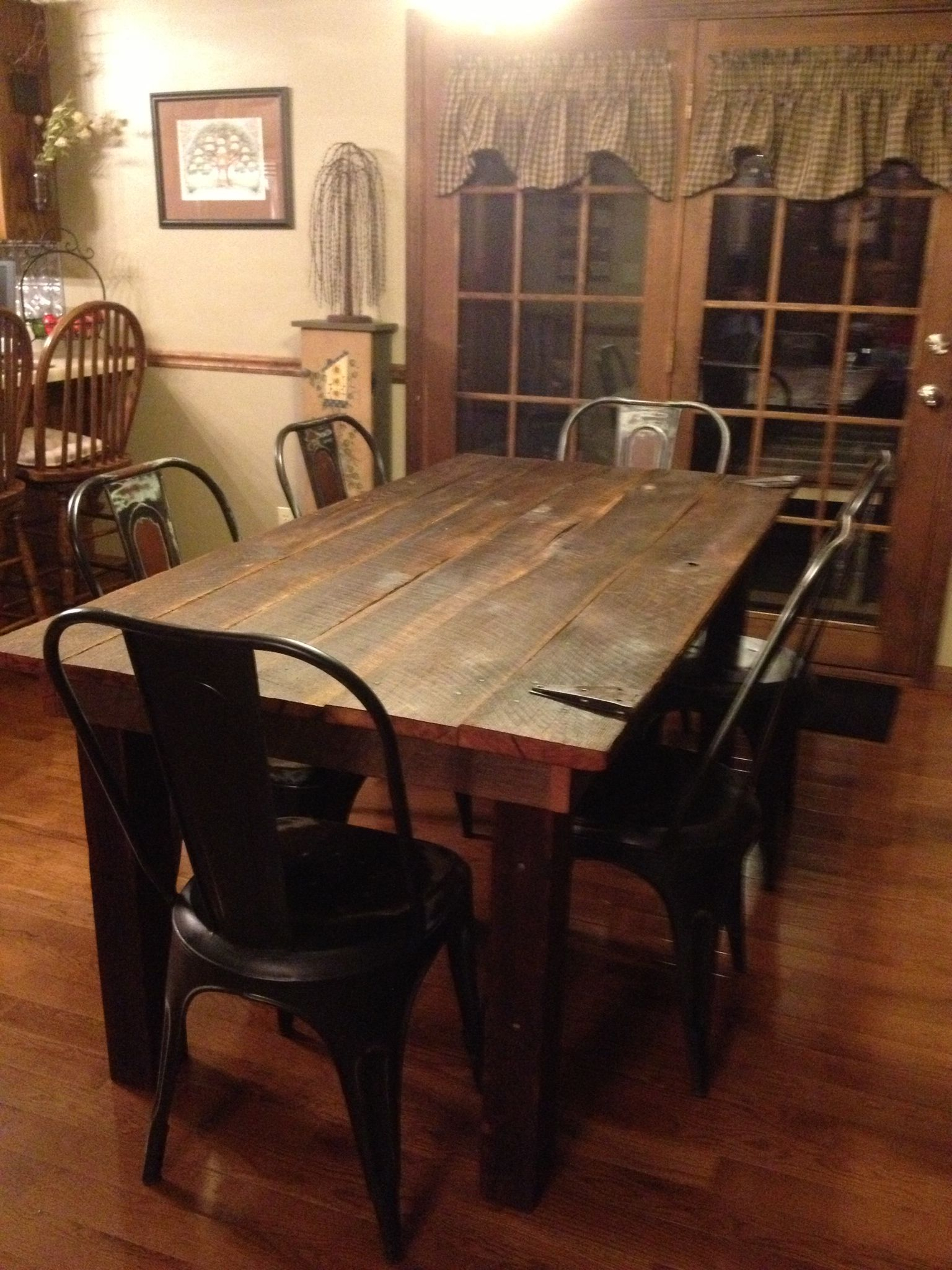 Old Barn Door Dining Room Table Door Dining Table Old throughout proportions 1536 X 2048