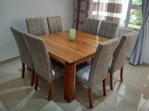 Omar Solid Kiaat Dining Room Suite Creative Woodworx for sizing 1959 X 1469