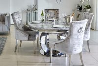 Oracle 130cm Round Grey Marble Dining Table 4 Parker Grey pertaining to dimensions 1800 X 1800