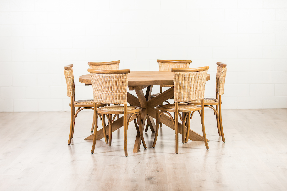 Oslo Dining Table Round with size 1200 X 800