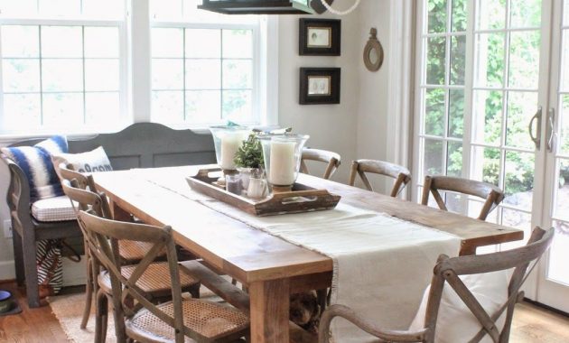 Our Homethe Spring Version In 2020 Farmhouse Dining inside sizing 1066 X 1600