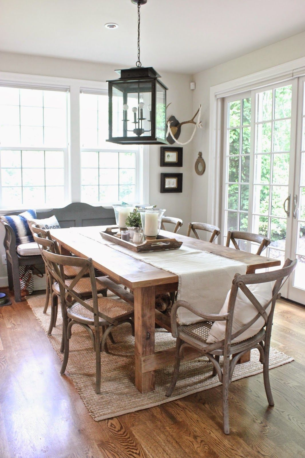 Our Homethe Spring Version In 2020 Farmhouse Dining inside sizing 1066 X 1600