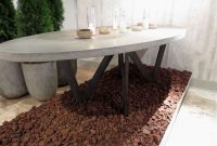 Outdoor Stone Dining Table Lava Rocks Or Dining Table regarding proportions 1300 X 975