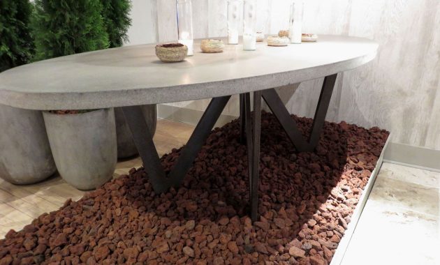 Outdoor Stone Dining Table Lava Rocks Or Dining Table regarding proportions 1300 X 975