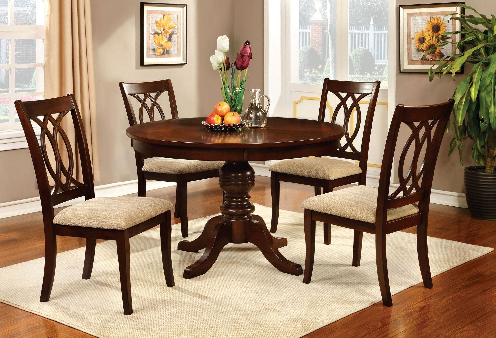 Owings 5 Piece Dining Set Dining Room Sets Round Dining inside sizing 2000 X 1365