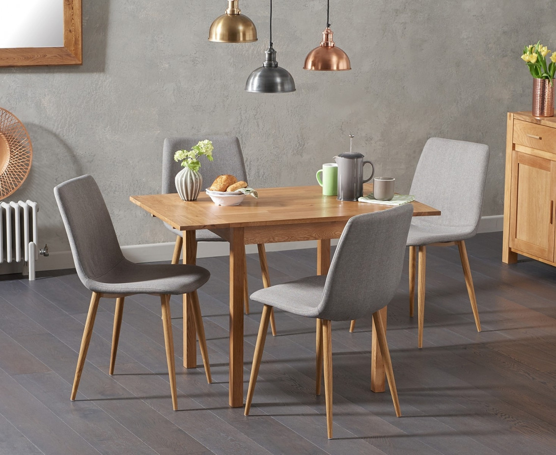 Oxford 70cm Solid Oak Extending Dining Table With Hamburg throughout dimensions 1132 X 927