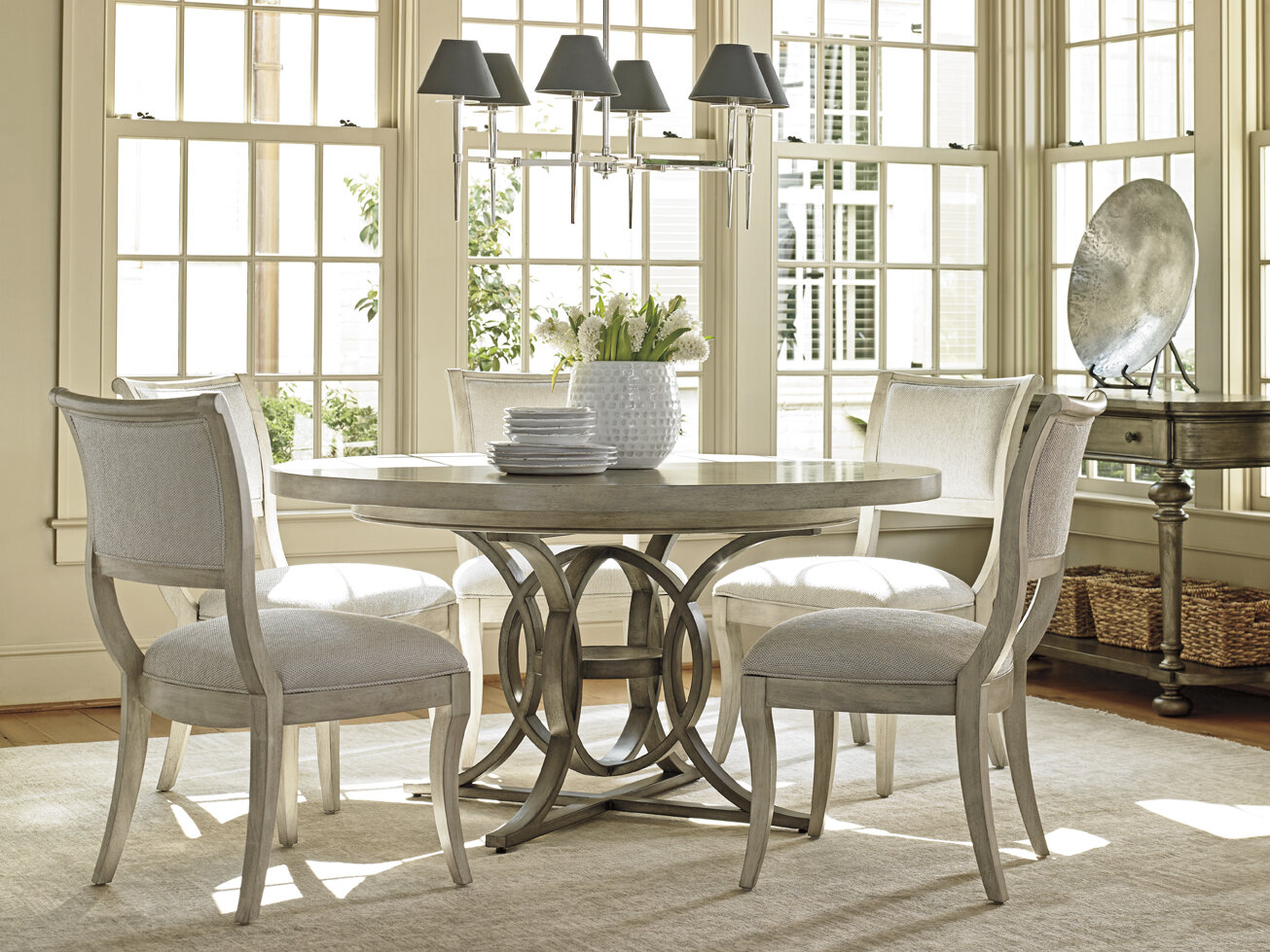 Oyster Bay 6 Piece Extendable Dining Set pertaining to size 1305 X 979