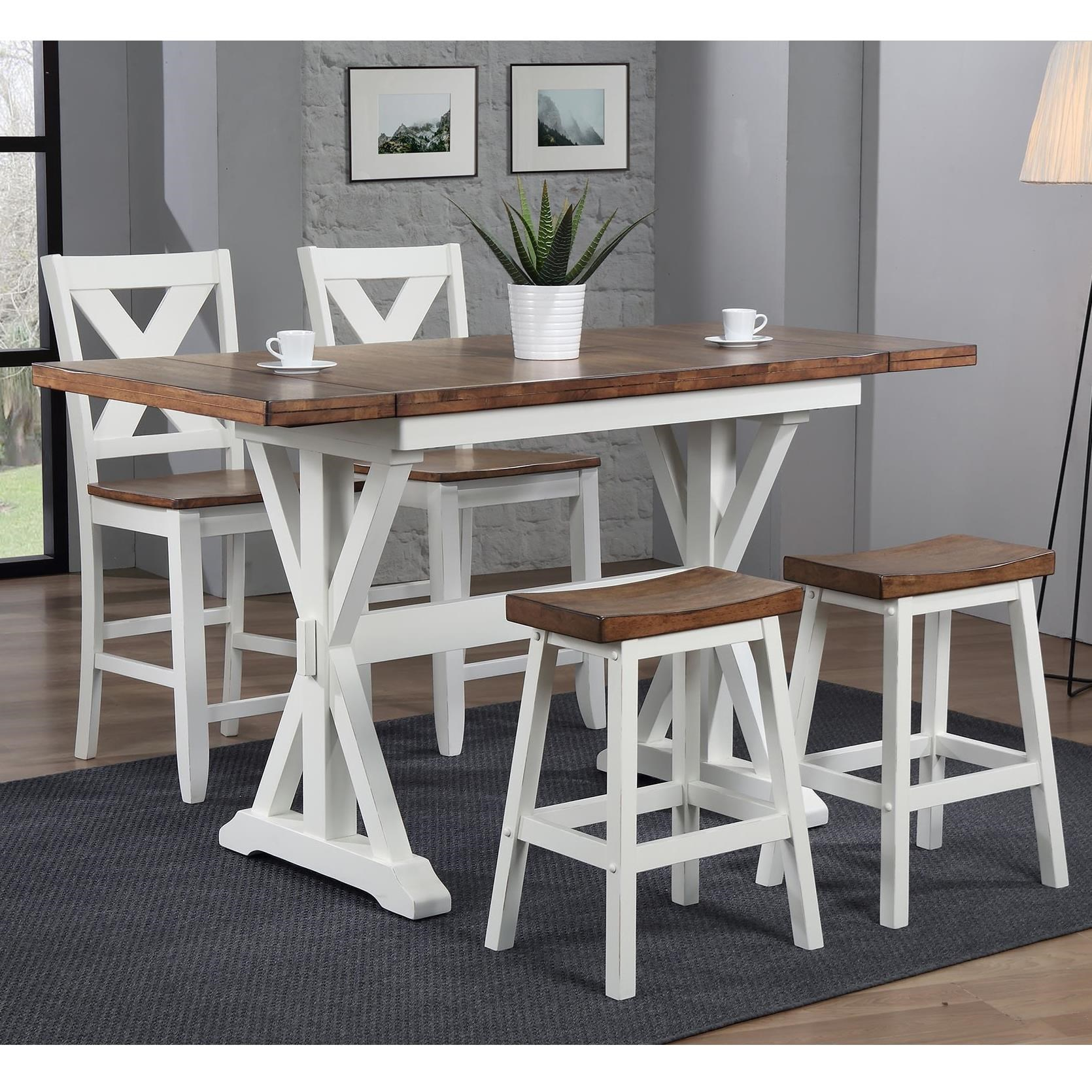 Pacifica Counter Height Dining Set intended for dimensions 1670 X 1670