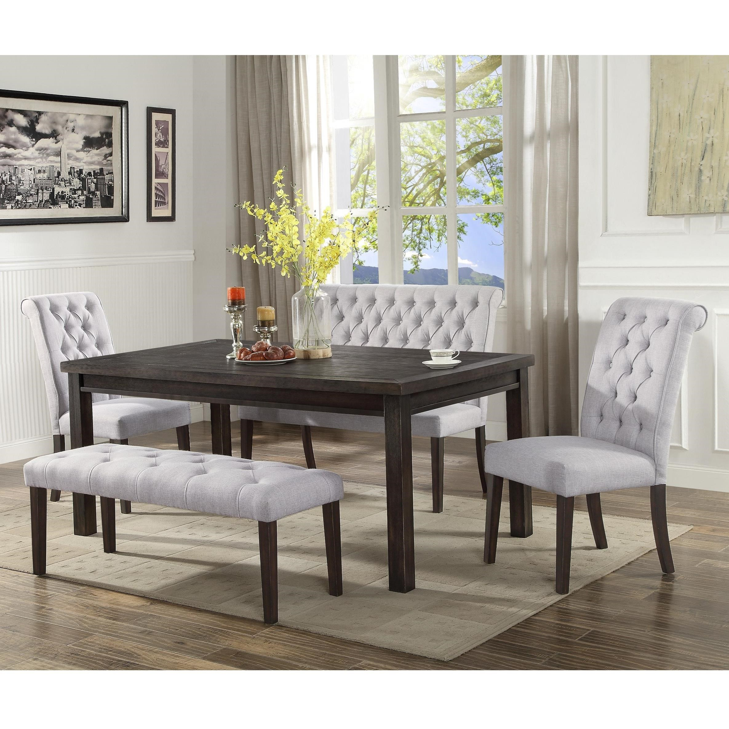 Palmer Dining Dining Set With Bench with dimensions 2370 X 2370