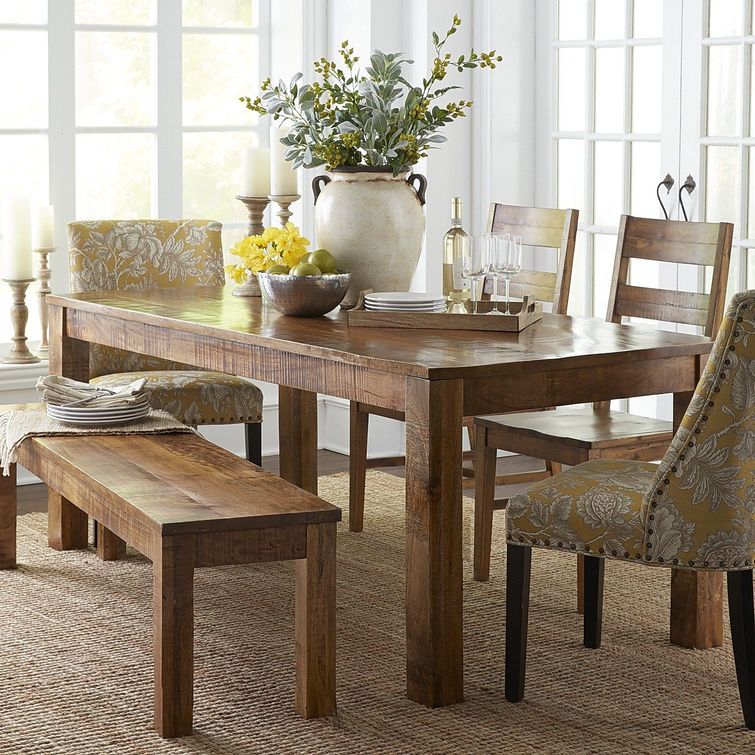 Parsons 76 Java Dining Table Mango Wood Dining Table for sizing 1500 X 1500